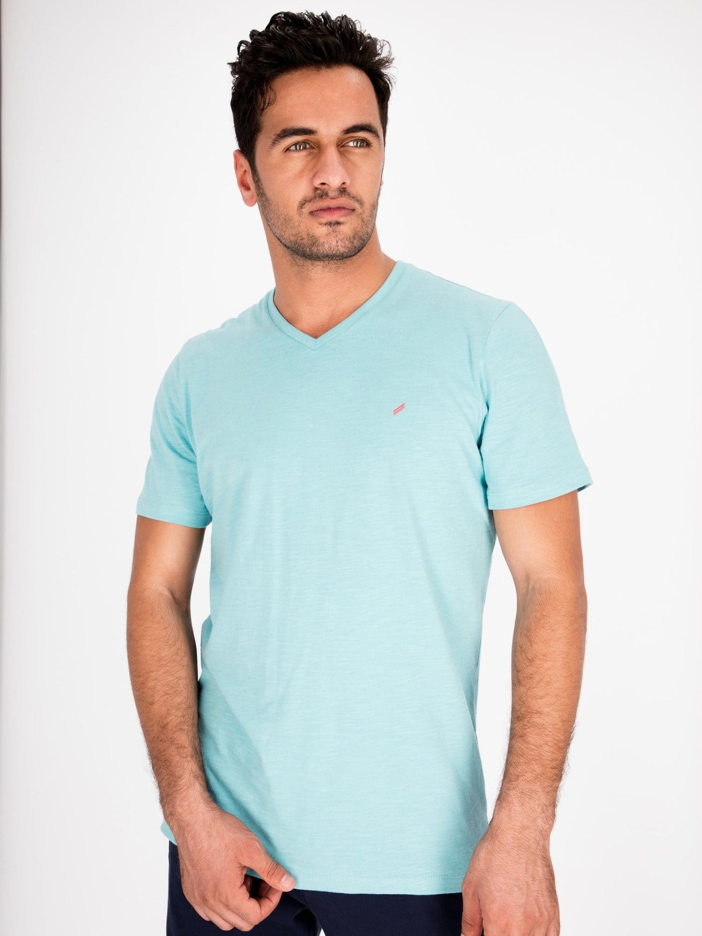 Daniel Hechter T-Shirts Basic V-Neck Short Sleeve T-Shirt