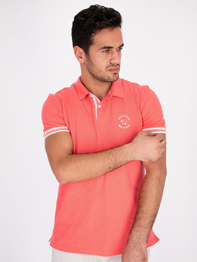 Daniel Hechter Polos Short Sleeve Polo Shirt with Printed Logo