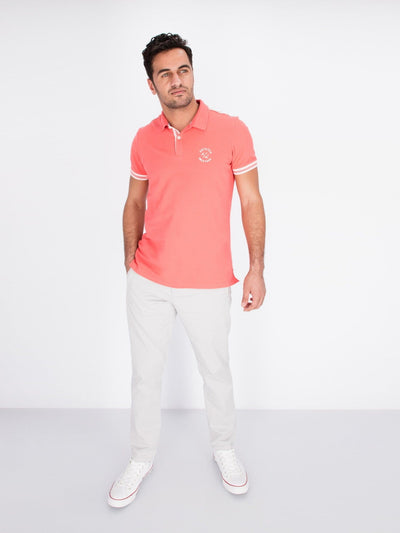 Daniel Hechter Polos Short Sleeve Polo Shirt with Printed Logo