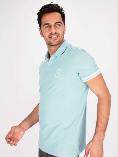 Daniel Hechter Polos Short Sleeve Polo Shirt with Printed Logo