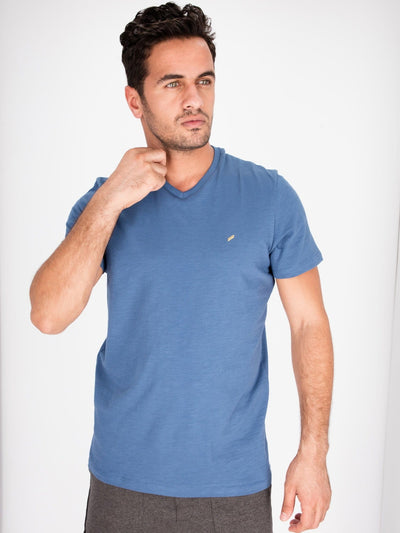 Daniel Hechter T-Shirts Basic V-Neck Short Sleeve T-Shirt