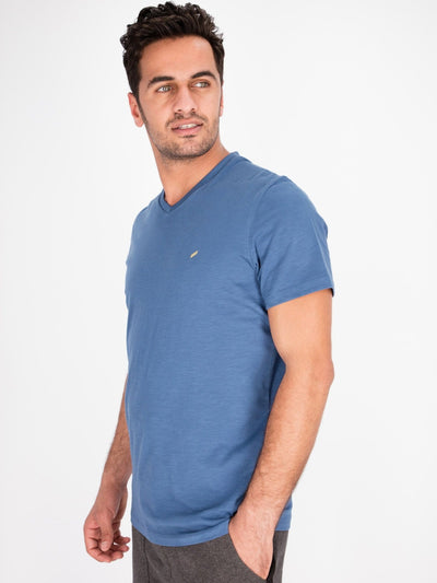 Daniel Hechter T-Shirts Basic V-Neck Short Sleeve T-Shirt