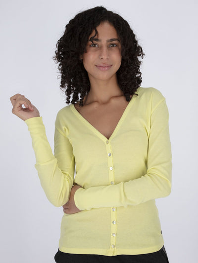 OR Jackets & Cardigans Basic Buttoned Jumper with V Neck