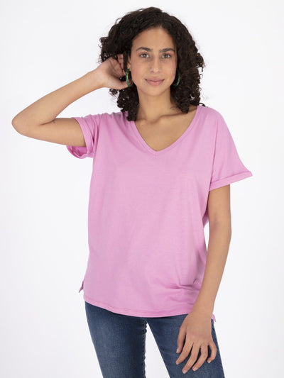 OR Tops & Blouses Basic Cap Sleeve V Neck Top