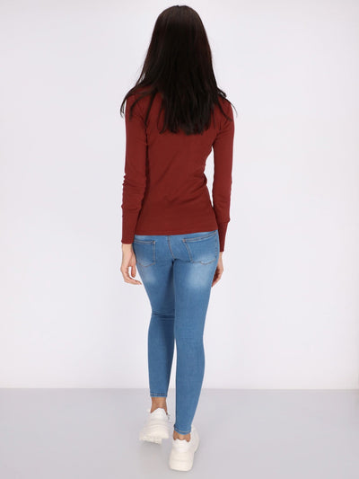 OR Jackets & Cardigans Basic Buttoned Jumper with V Neck