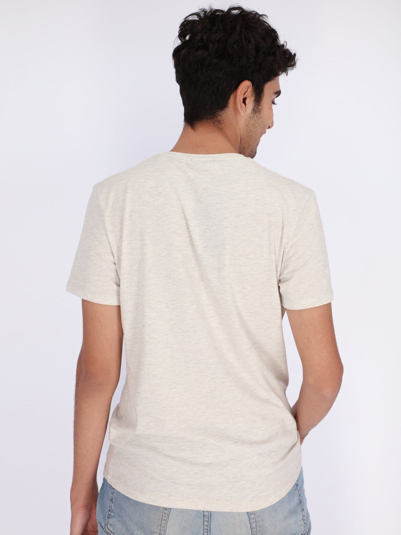 OR T-Shirts Short Sleeve Round Henley T-Shirt