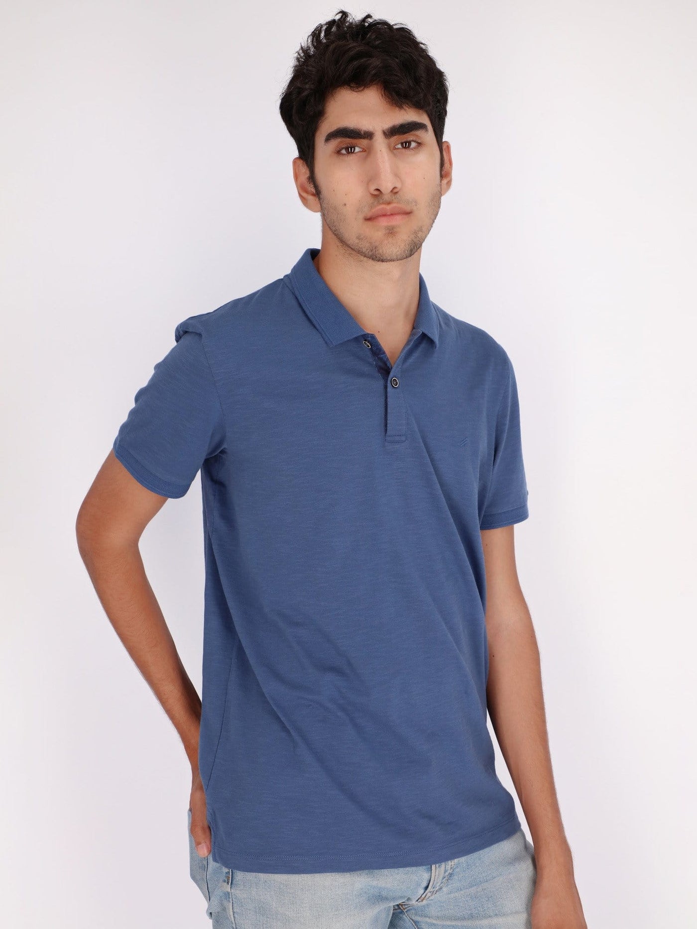 Daniel Hechter Polos Basic Short Sleeve Polo Shirt with Printed Logo