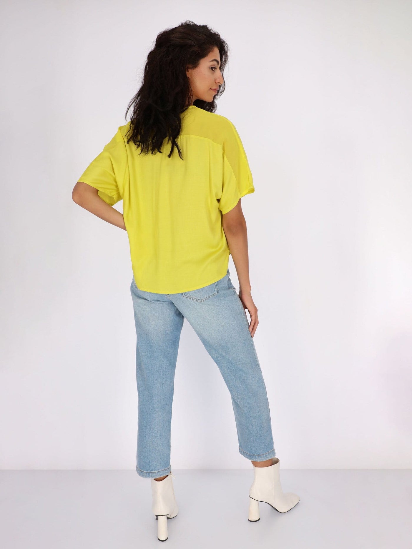 OR Tops & Blouses Chiffon Back Loose Blouse