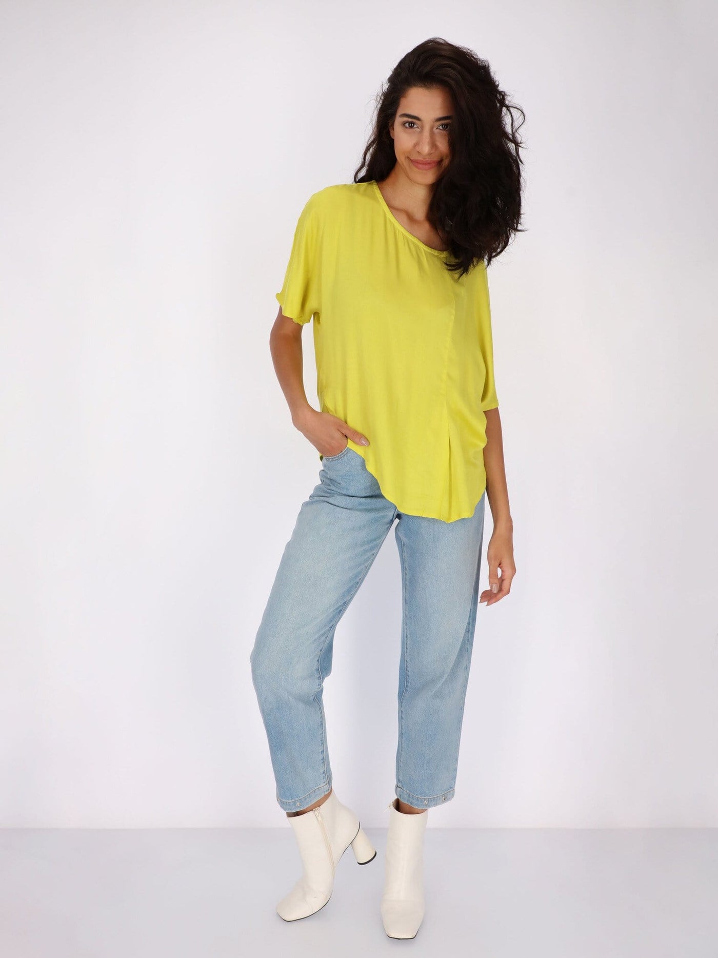 OR Tops & Blouses Chiffon Back Loose Blouse