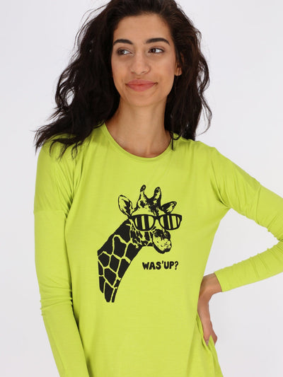 OR Tops & Blouses Long Sleeve Front Print T-shirt