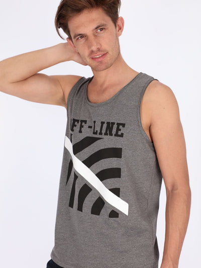 OR T-Shirts Front Print Sleeveless T-Shirt