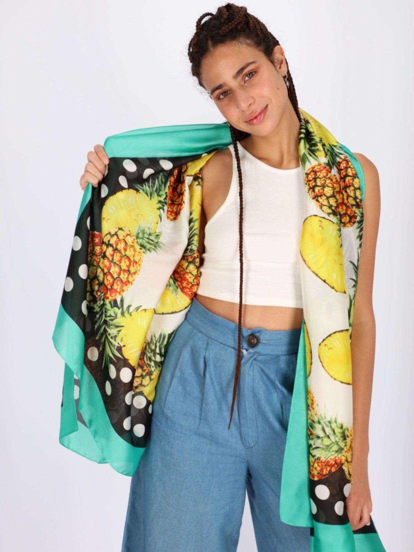 OR Hats & Scarves Salsa - V63 / Os Pineapple Print Scarf