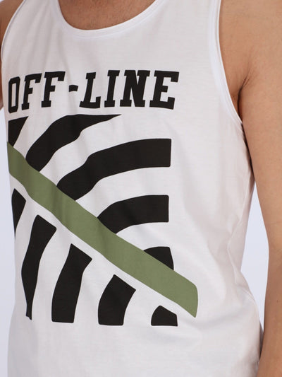 OR T-Shirts Front Print Sleeveless T-Shirt