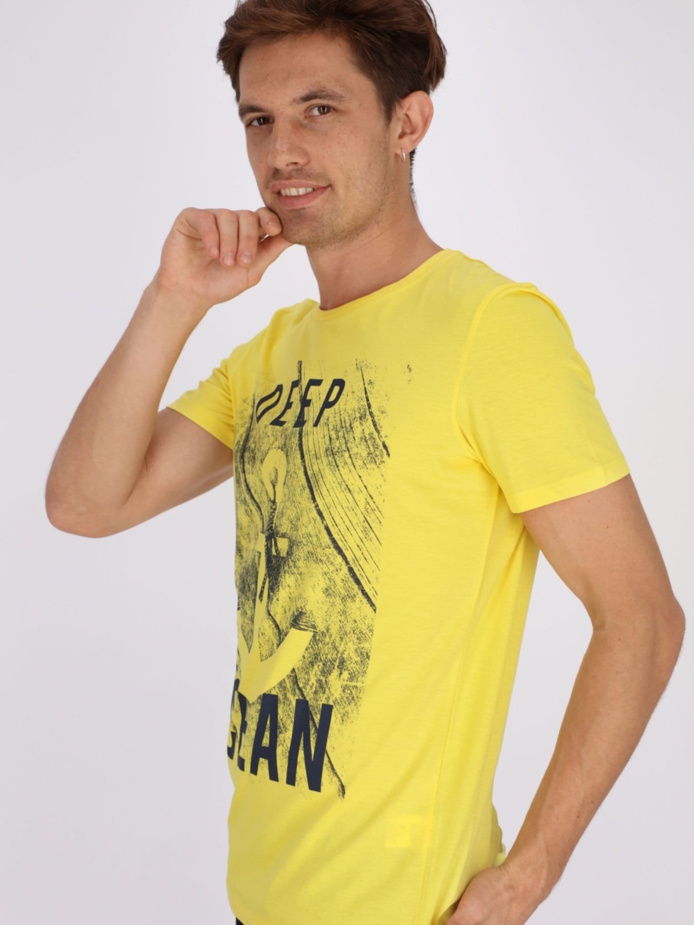 OR T-Shirts Deep Ocean Front Print Short Sleeve T-Shirt