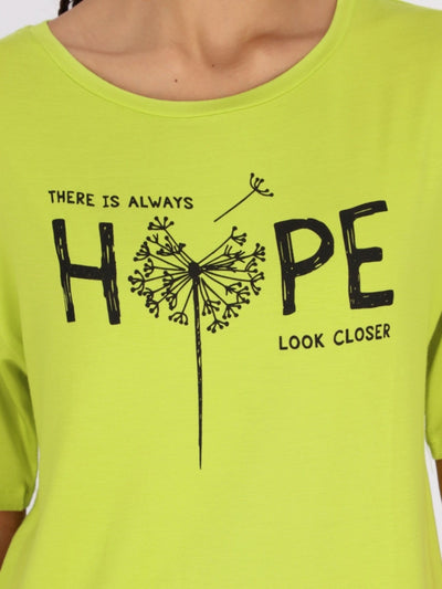 OR Tops & Blouses There Is Always Hope Front Text Print Short Sleeve Top