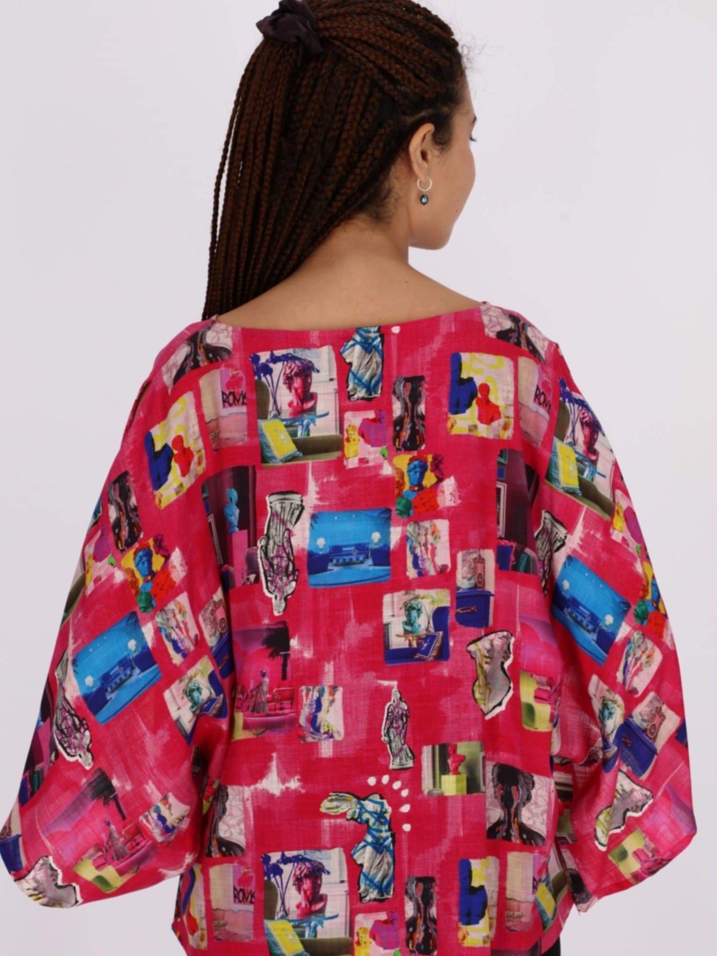 OR Tops & Blouses All Over Printed Kimono Sleeve Blouse