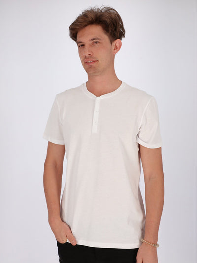 OR T-Shirts Short Sleeve Round Henley T-Shirt