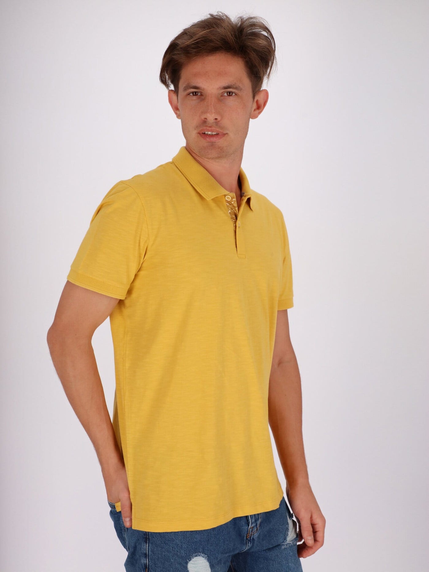 Daniel Hechter Polos Basic Short Sleeve Polo Shirt with Printed Logo