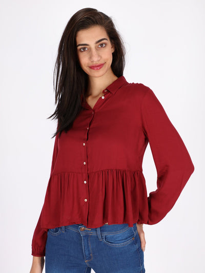 OR Tops & Blouses Elastic Blouse Long Sleeve