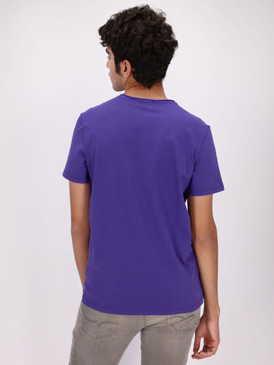 OR T-Shirts Chest Pocket V-Neck Solid T-Shirt