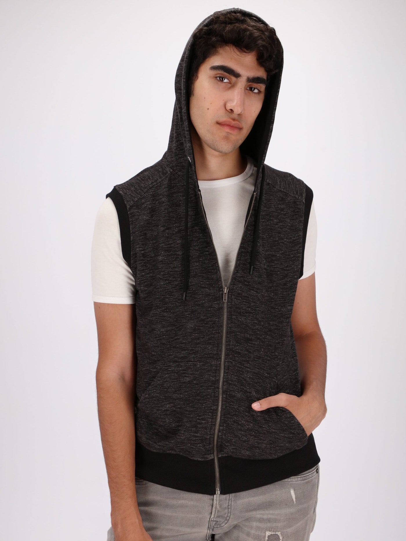 OR Sweatshirts & Hoodies Hooded Sleeveless Gilet