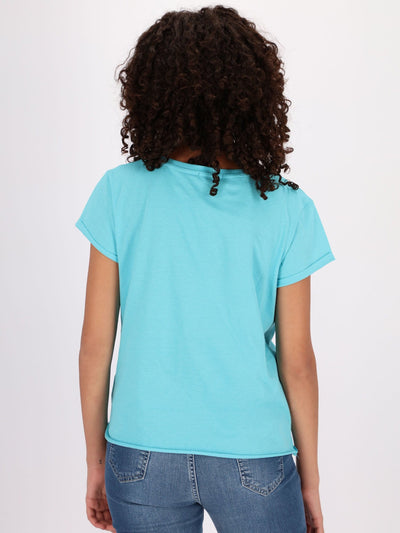 OR Tops & Blouses Love Yourself Front Text Print Short Sleeve Top