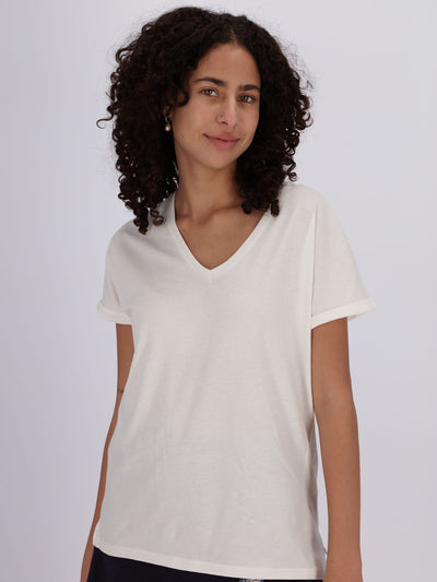 OR Tops & Blouses Basic Cap Sleeve V Neck Top