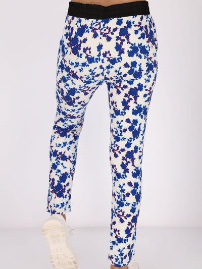 OR Pants & Leggings Floral Casual Pants with Elasticized Waist