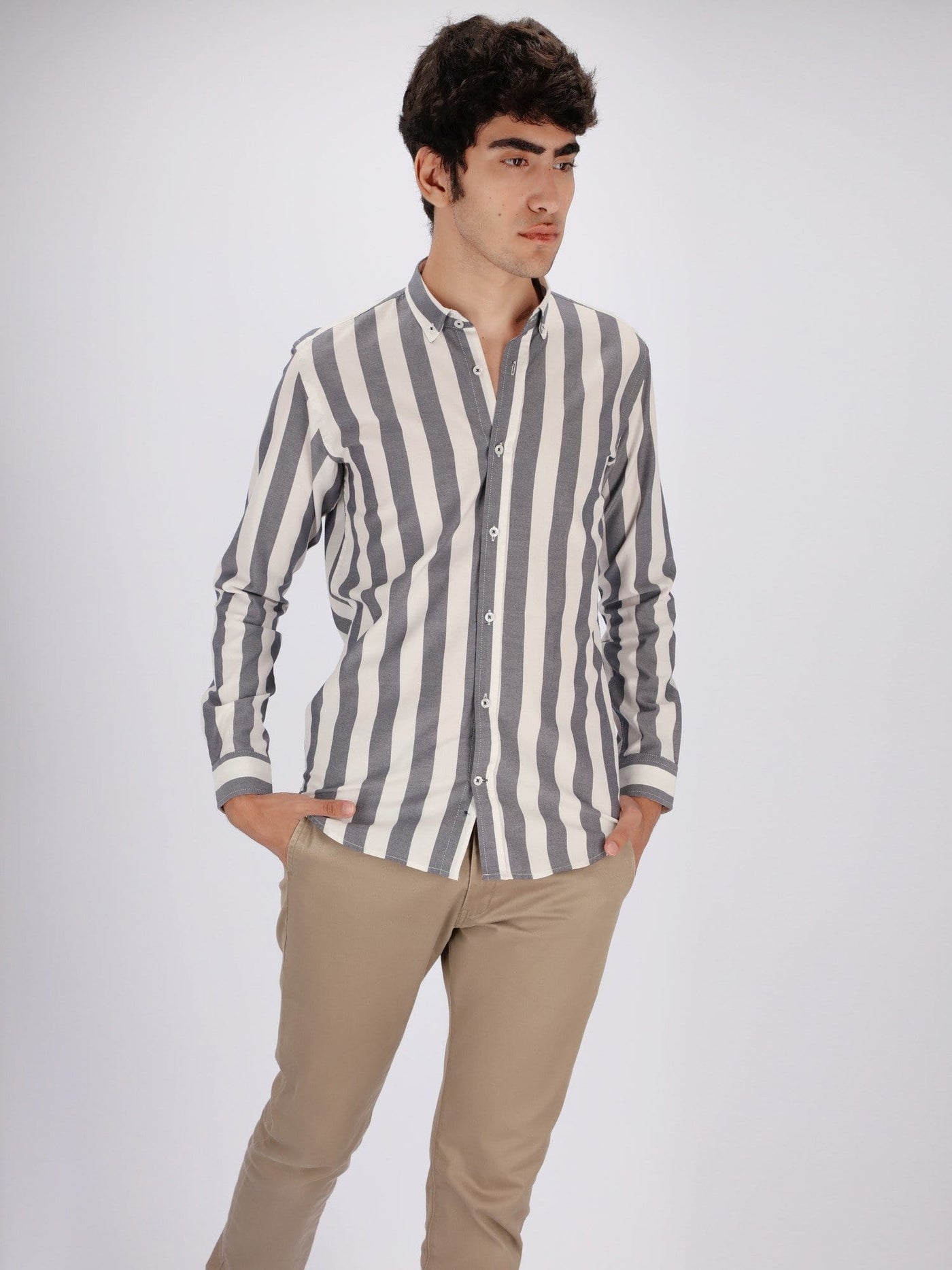 OR Shirts Casual Striped Shirt