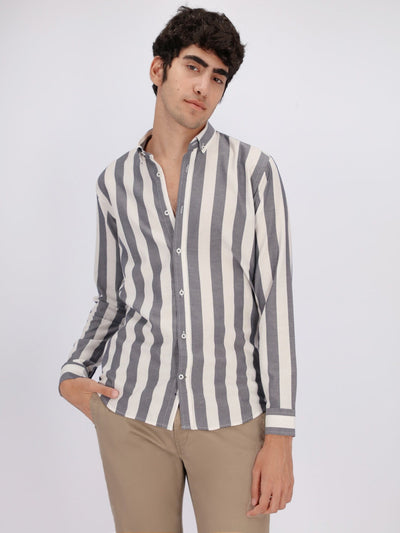 OR Shirts Casual Striped Shirt