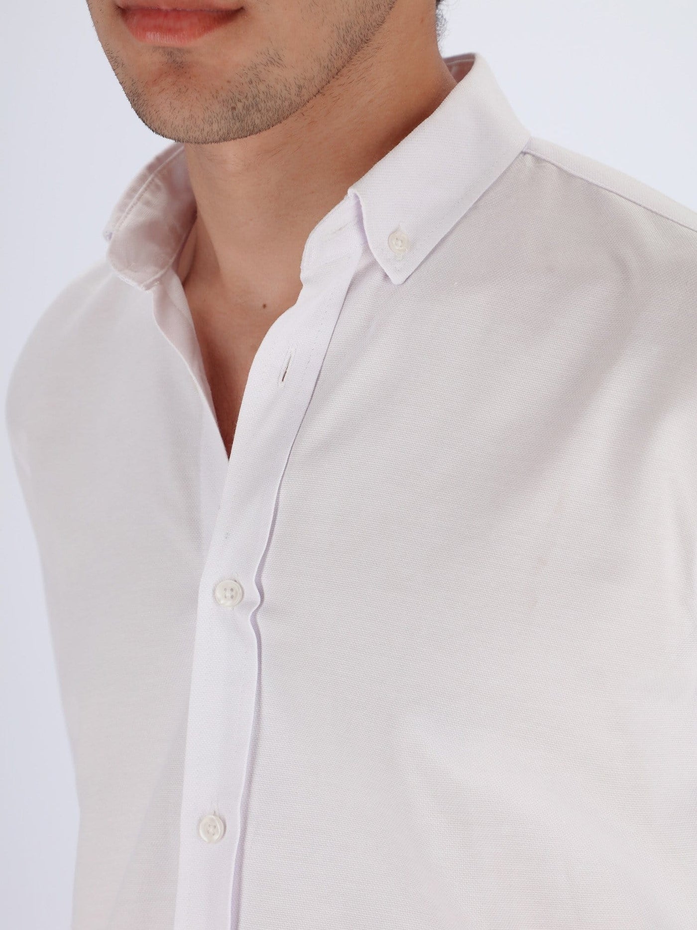 OR Shirts Casual Solid Shirt with Button-Down with Contrasting Color