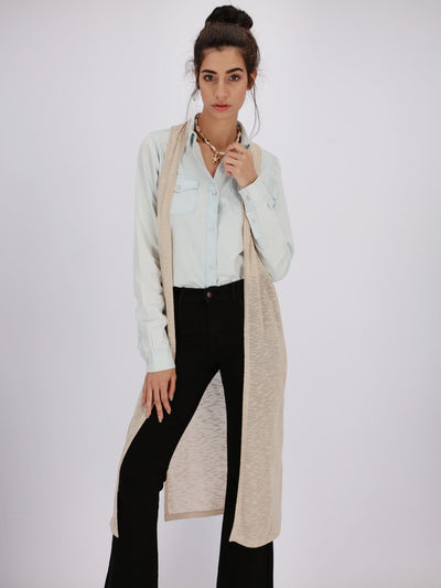 OR Jackets & Cardigans Maxi Length Heather Open Vest