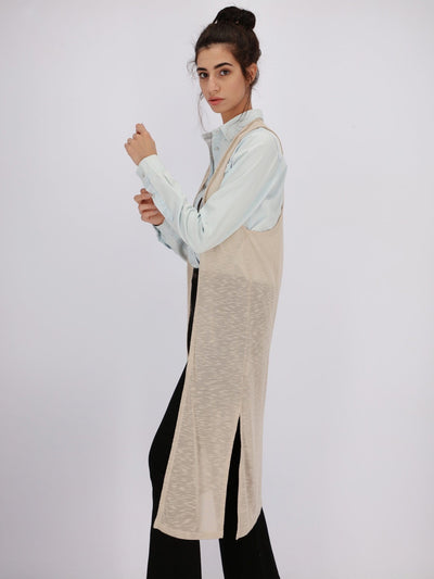 OR Jackets & Cardigans Maxi Length Heather Open Vest