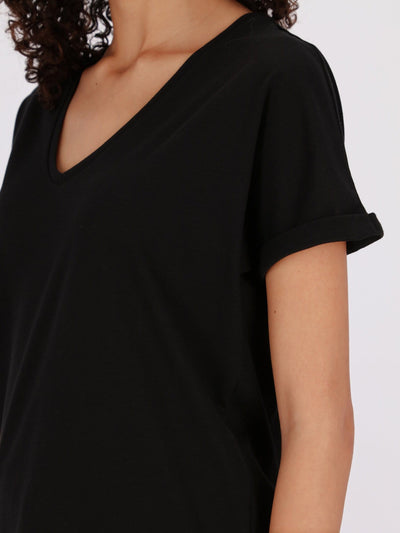 OR Tops & Blouses Basic Cap Sleeve V Neck Top