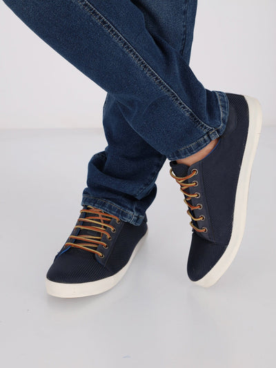 Daniel Hechter Sneakers Navy / 41 Casual Ribbed Sneakers