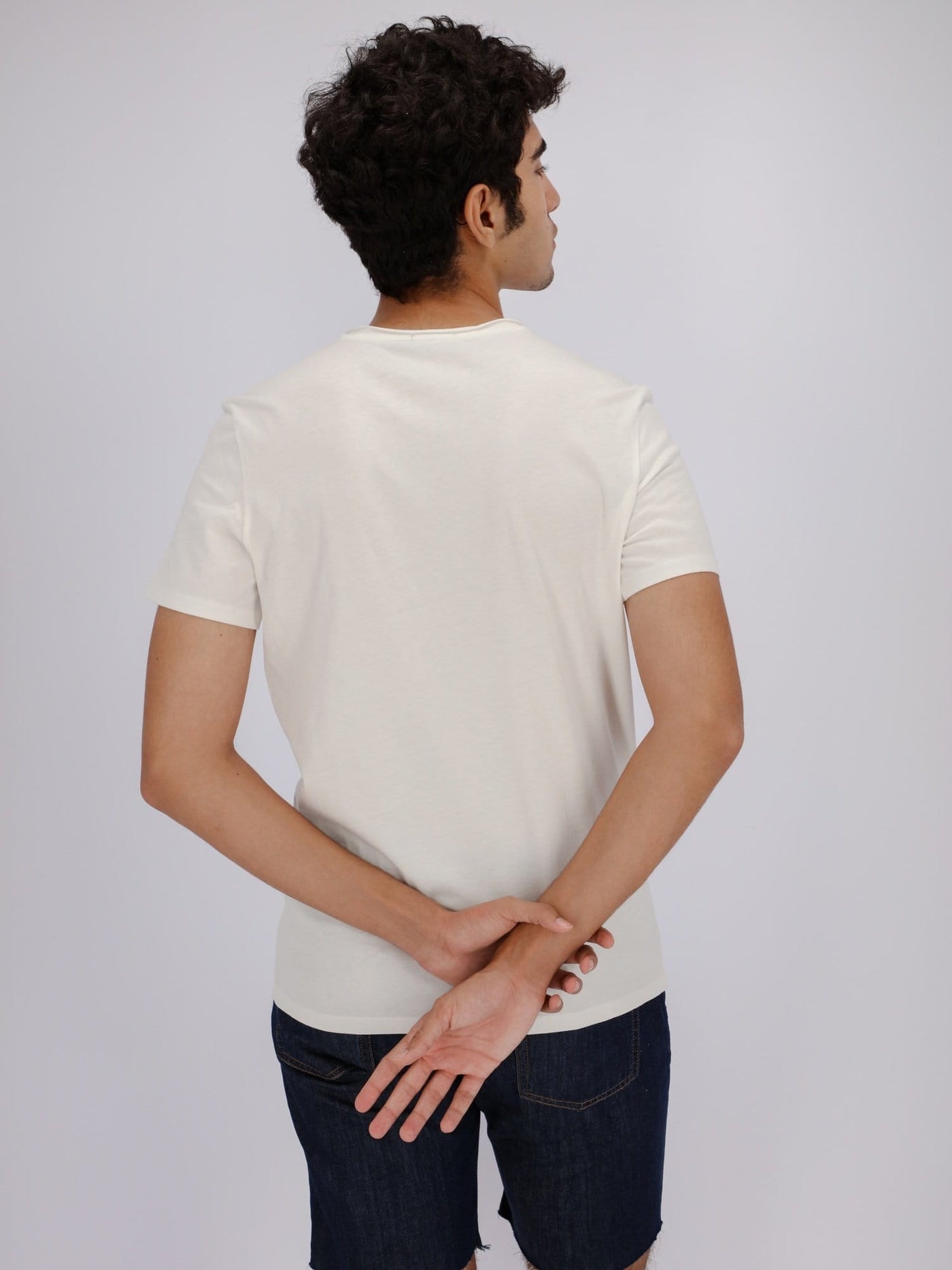 OR T-Shirts Chest Pocket V-Neck Solid T-Shirt