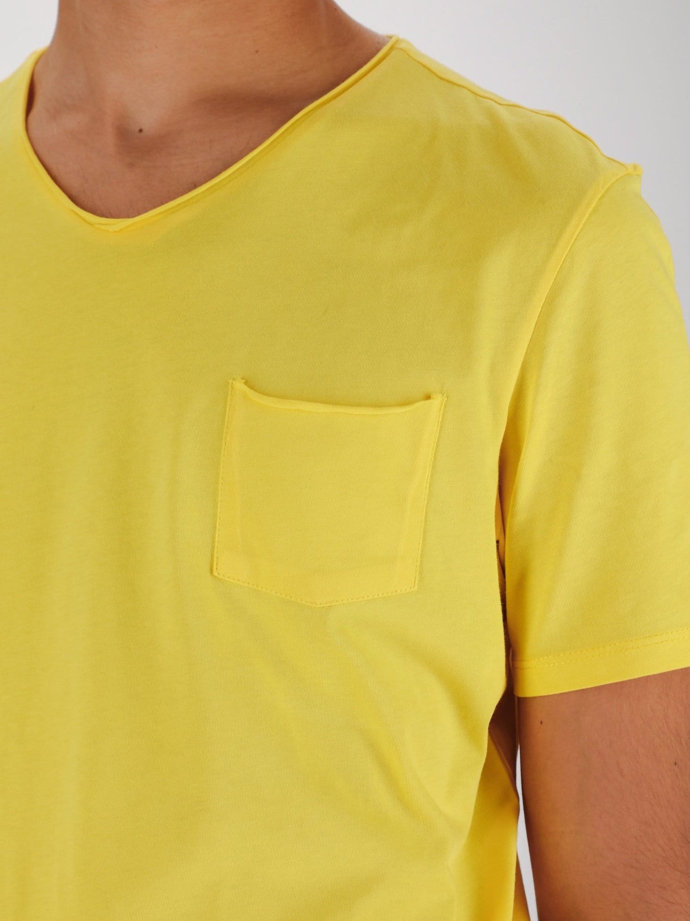 OR T-Shirts Chest Pocket V-Neck Solid T-Shirt