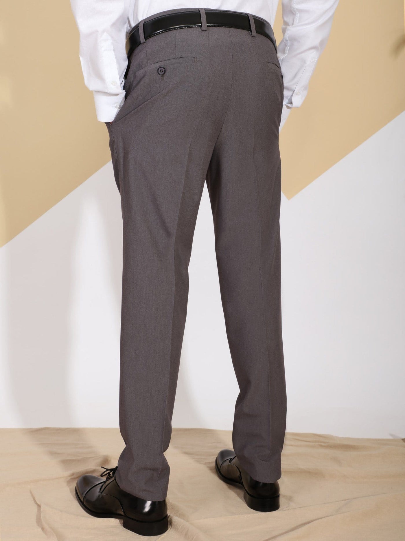 Daniel Hechter Pants & Shorts Solid Tux Pants with Tailored Fit Cut