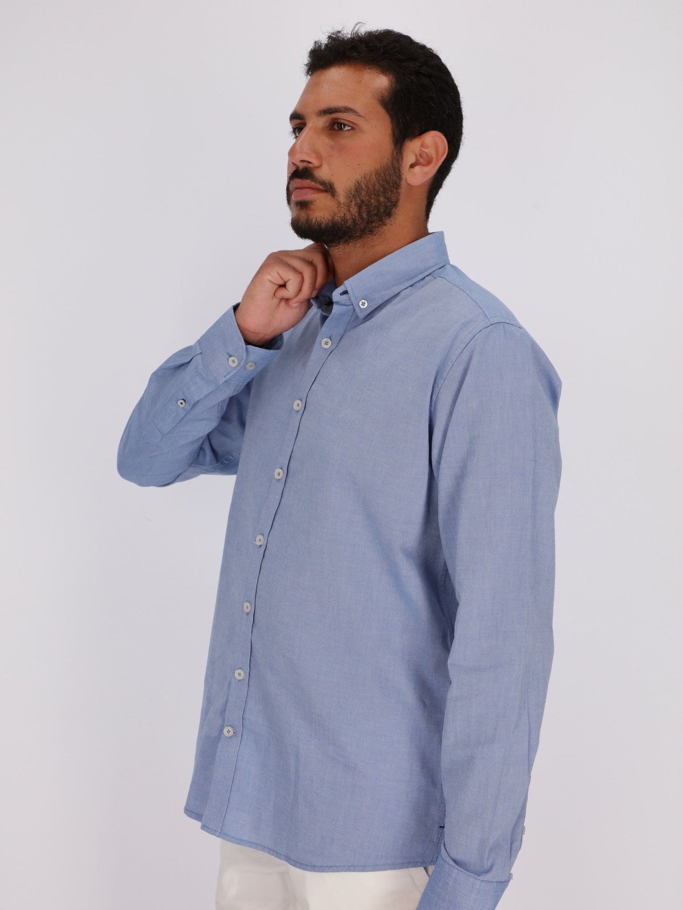 Daniel Hechter Shirts Oxford Shirt with Heather Pattern