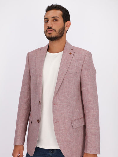 Daniel Hechter Suits & Blazers Textured Heather Blazer with Notch Collar