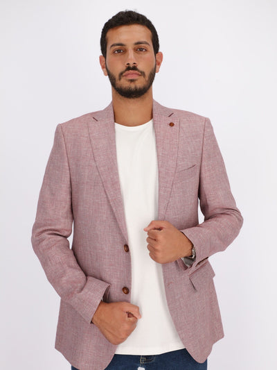 Daniel Hechter Suits & Blazers Textured Heather Blazer with Notch Collar