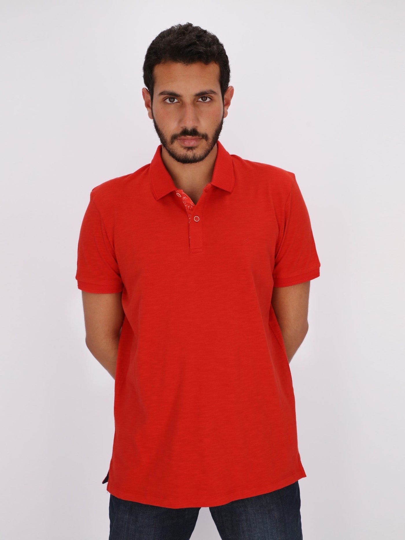 Daniel Hechter Polos Basic Short Sleeve Polo Shirt with Printed Logo