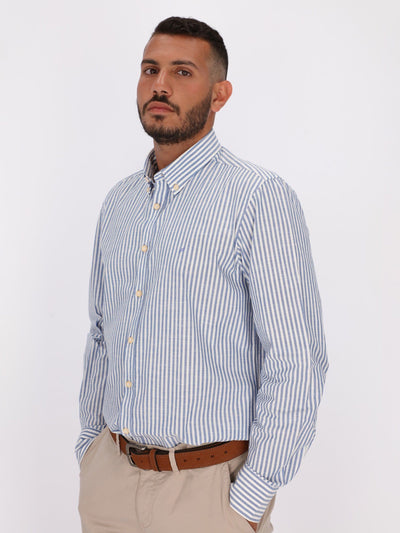 Daniel Hechter Shirts Long Sleeve Shirt with Vertical Striped