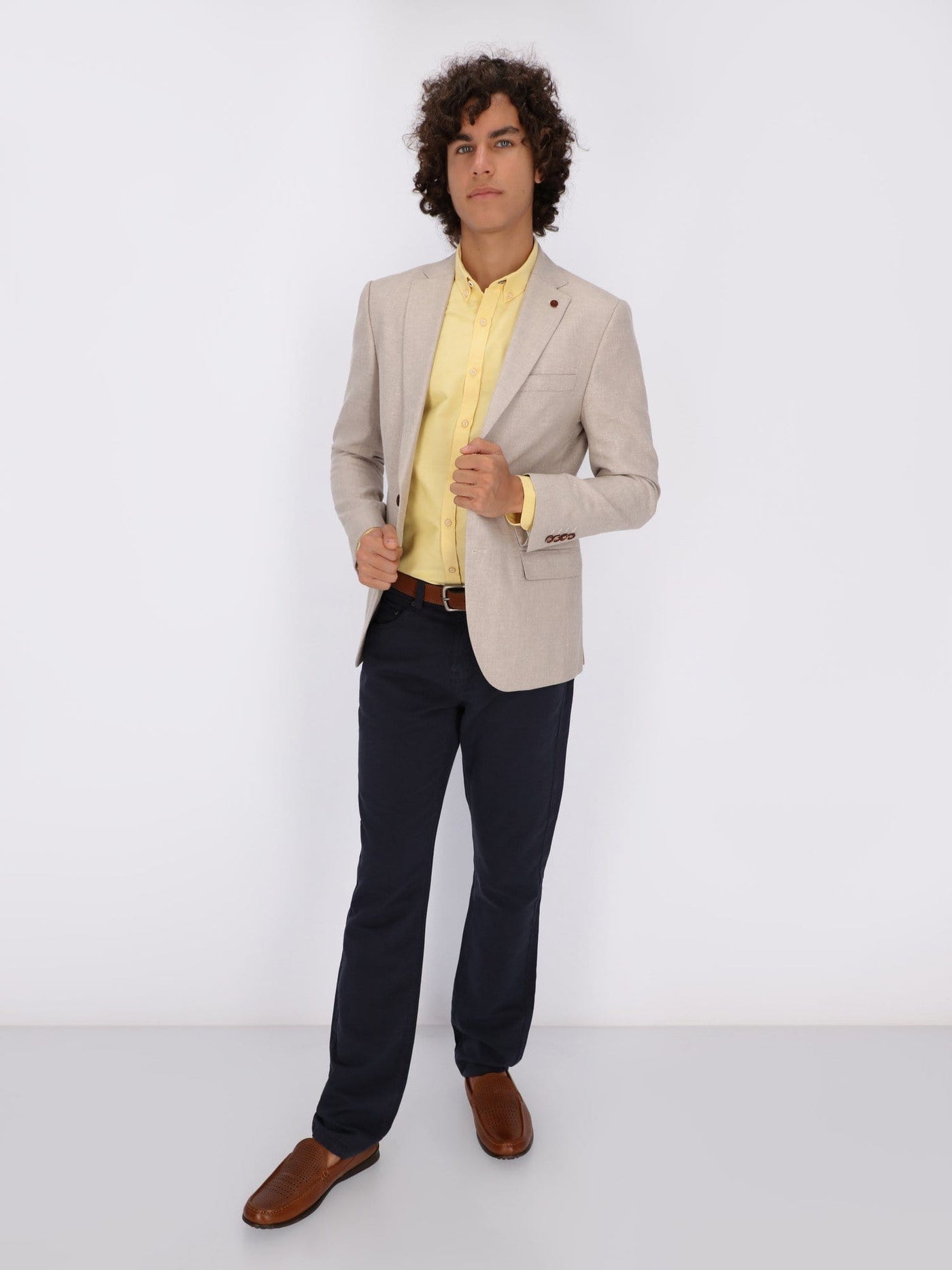 Daniel Hechter Shirts Plain Long Sleeve Oxford Shirt