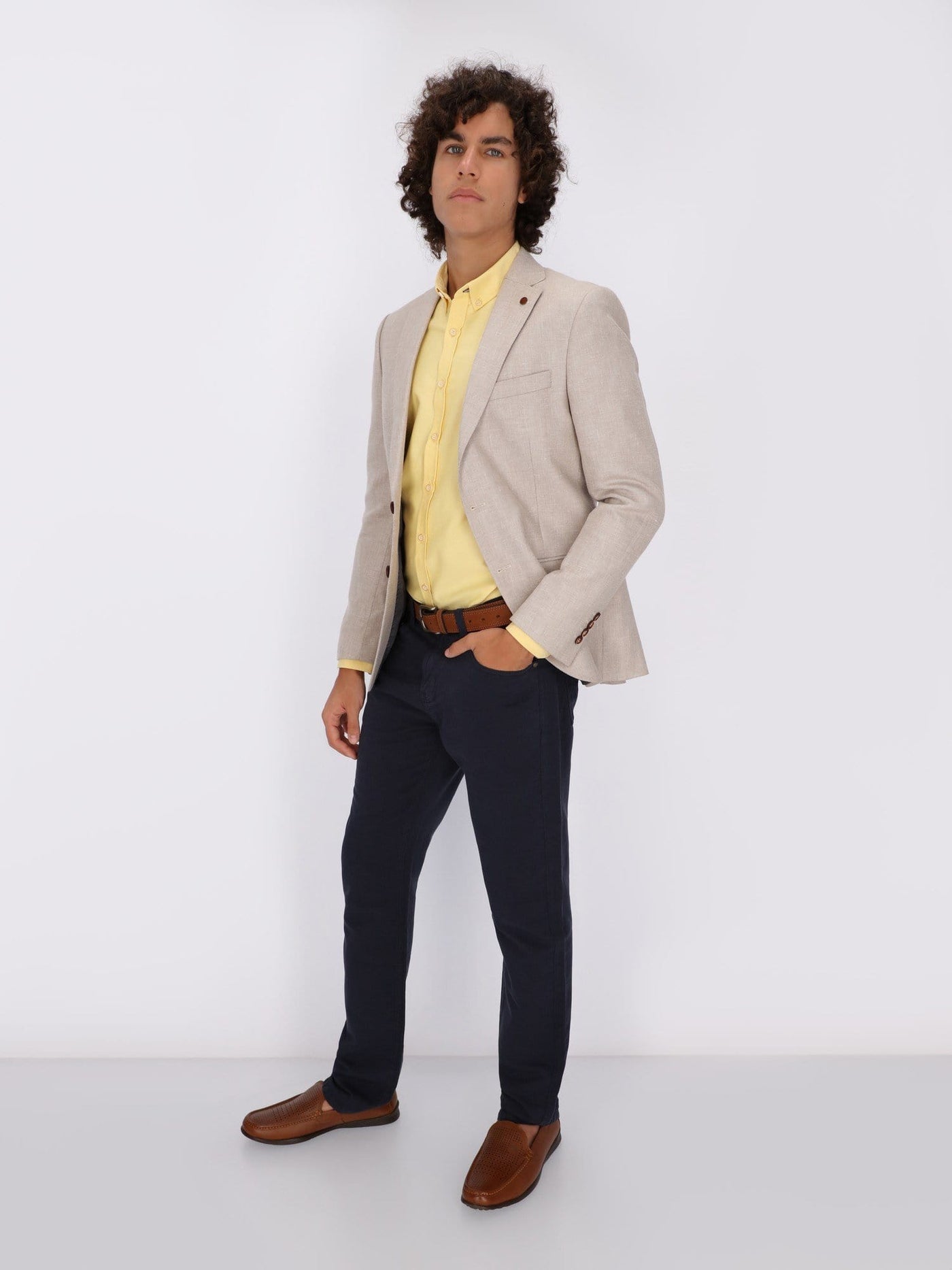 Daniel Hechter Shirts Plain Long Sleeve Oxford Shirt