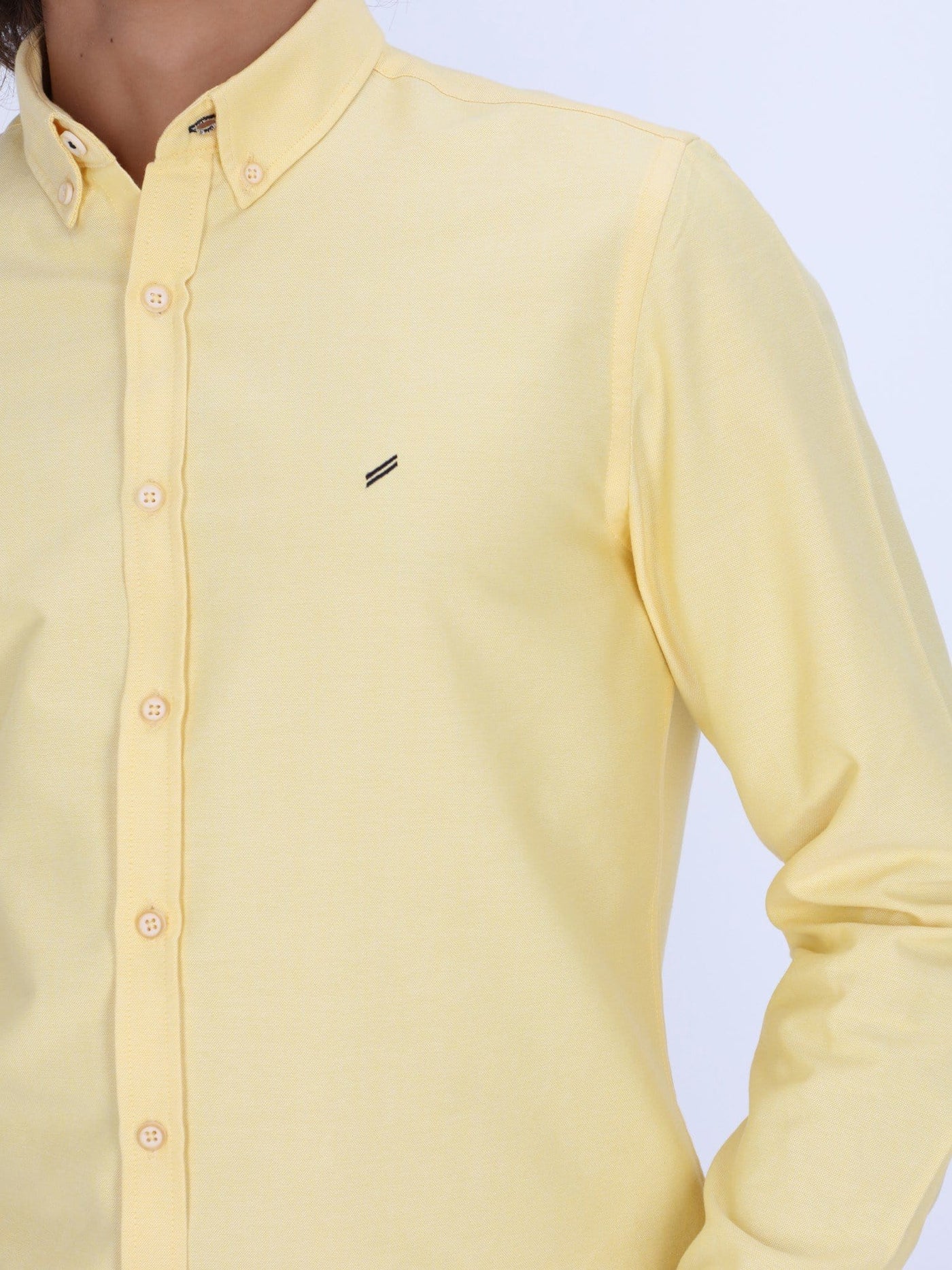 Daniel Hechter Shirts Plain Long Sleeve Oxford Shirt