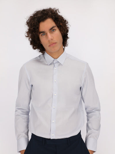 Daniel Hechter Shirts Dark Wash / 46 Small Gingham Check Shirt