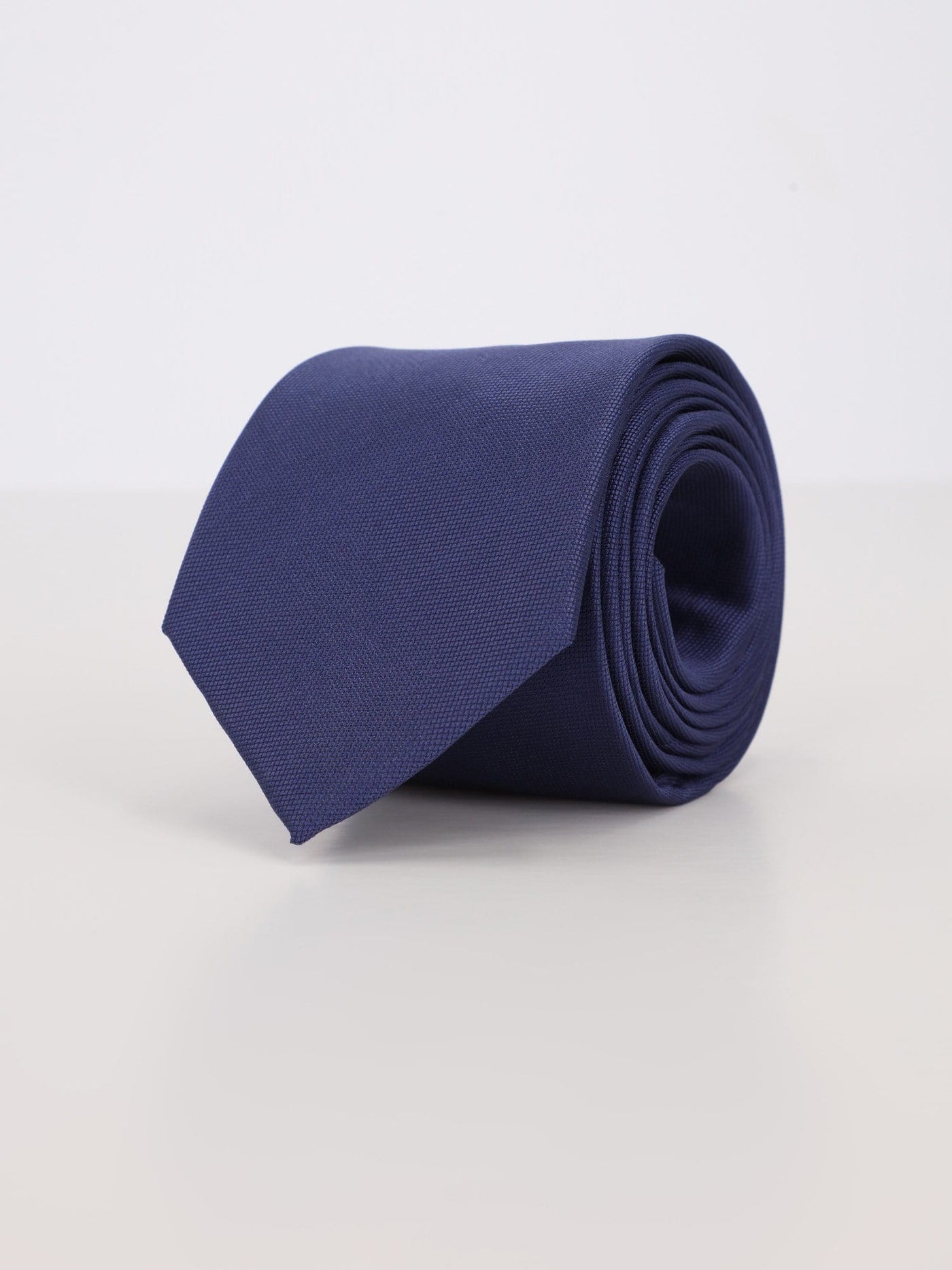 Daniel Hechter Other Accessories Navy / One Size Plain Textured Slim Necktie