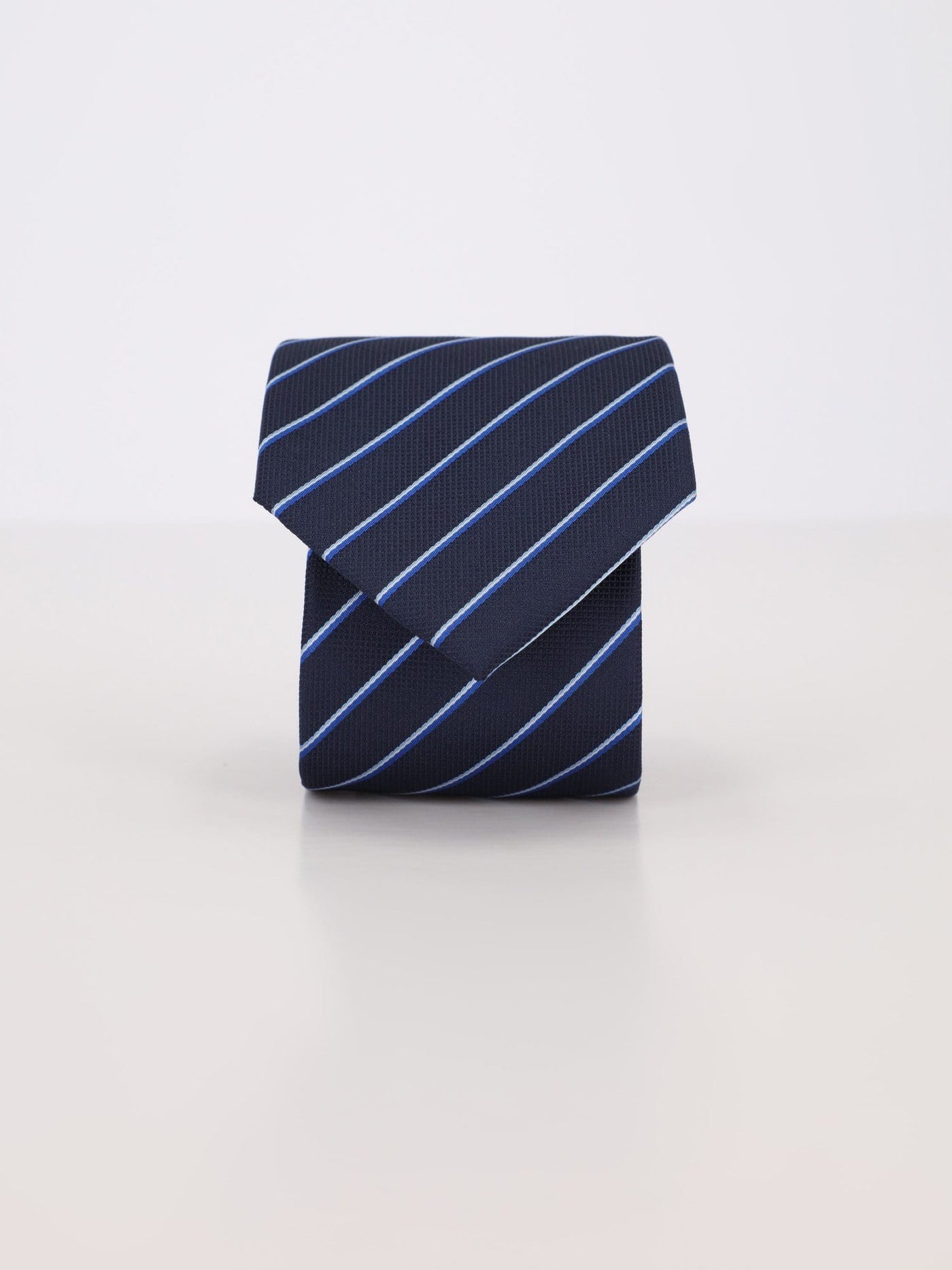 Daniel Hechter Other Accessories Navy / Os Diagonal Stripes Slim Necktie