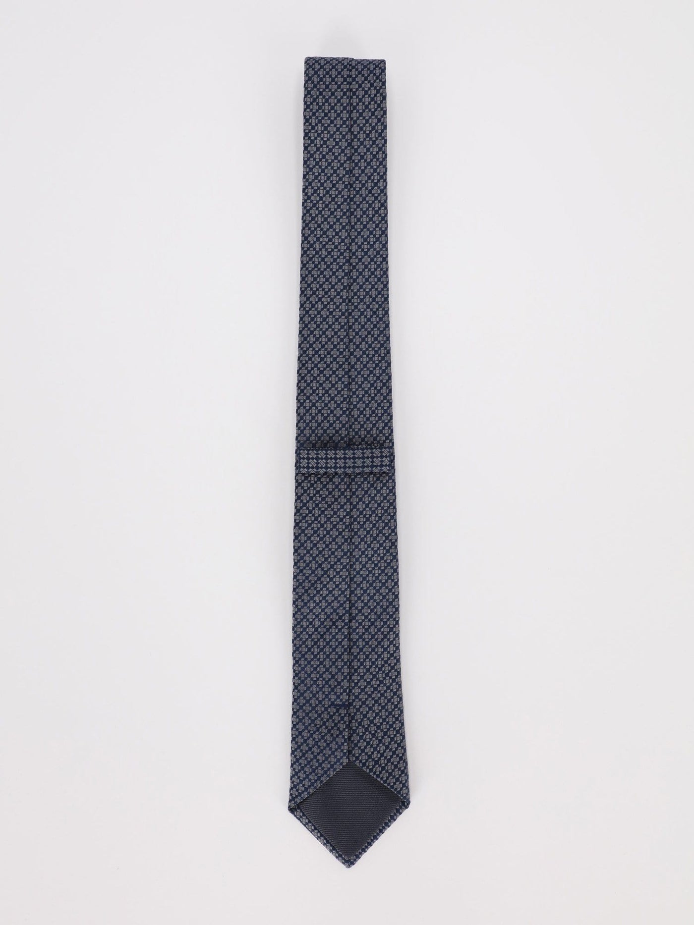 Daniel Hechter Other Accessories Anthracite / Os Narrow Necktie with Diamond Patterns